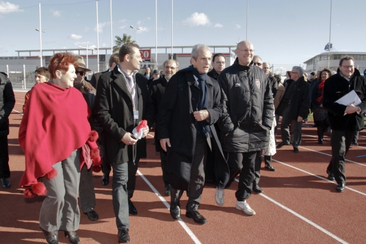 Inauguration du Stade Léo Lagrange - Toulon
