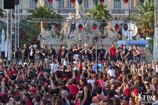 Parade du RCT - Place de la Liberté