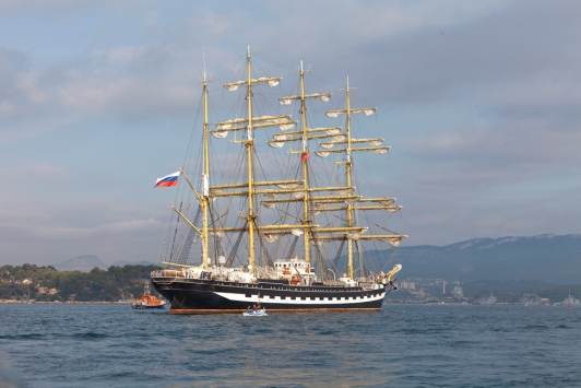 Arrivée des bateaux