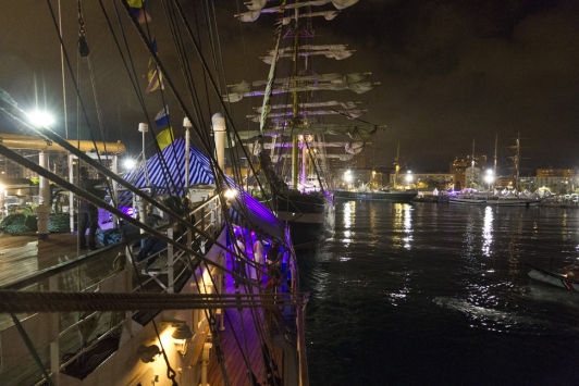 Les grands voiliers de nuit
