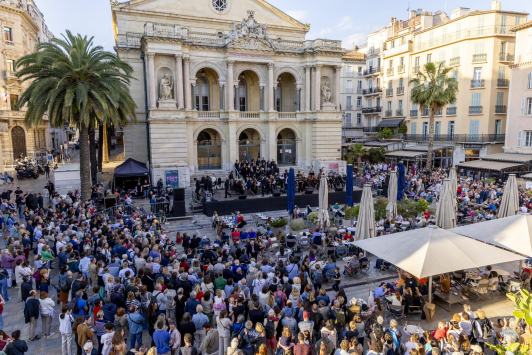 Opéra de Toulon - concert gratuit sur le parvis 