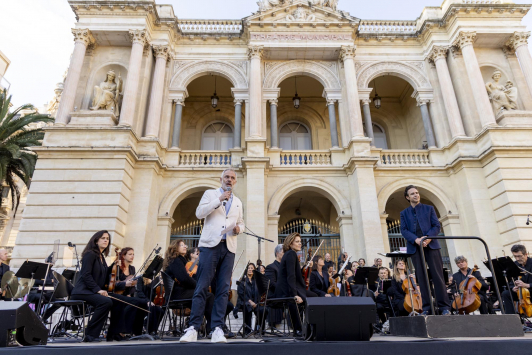 Opéra de Toulon - concert gratuit sur le parvis 
