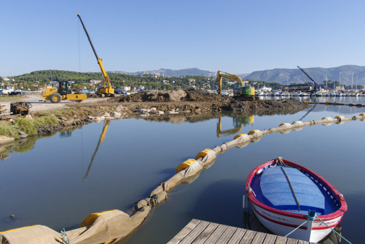 Travaux port du Lazaret - Petite Mer