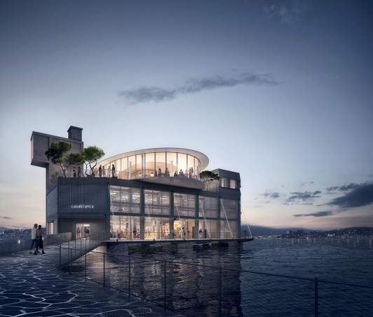 Vue Ponton - Le Casabianca © Major-architecture-hyl-studio-alma