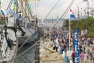 Arrivée des bateaux
